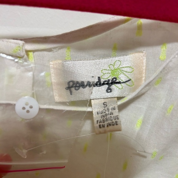 Porridge | sheer cream top | NWT - Picture 6 of 8